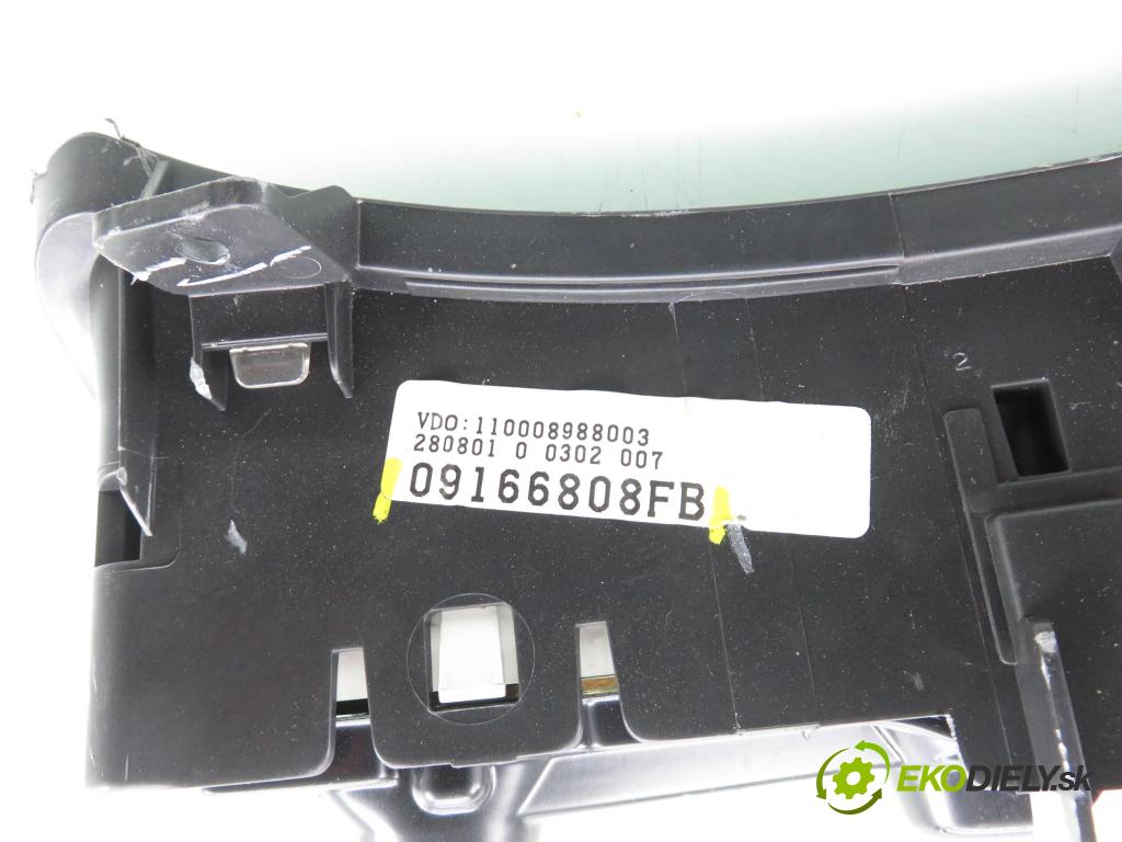 OPEL CORSA C (X01) HB 2001 48,00 1.7 DI - Y 17 DTL 1686,00 Prístrojovka elektrický 09166808FB