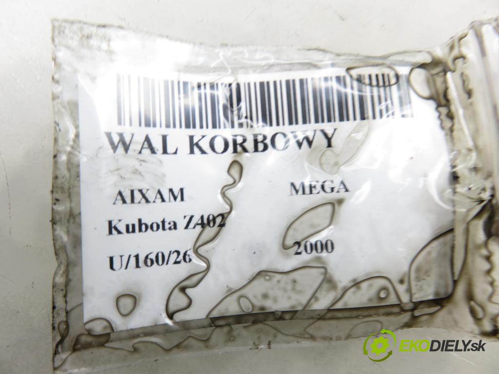 AIXAM MEGA HB 2000 4,00 Kubota Z402 400,00 hriadeľ KLIKA: