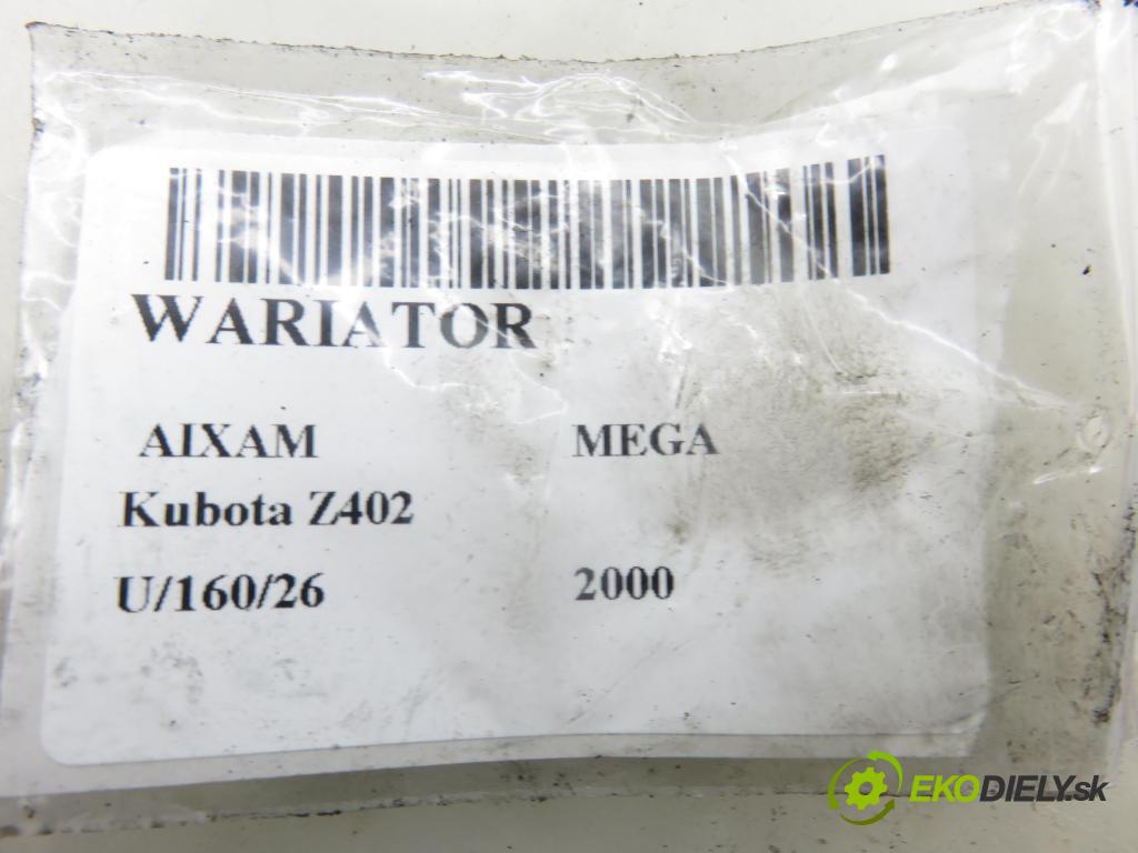 AIXAM MEGA HB 2000 4,00 Kubota Z402 400,00 Variátor,prevodovka