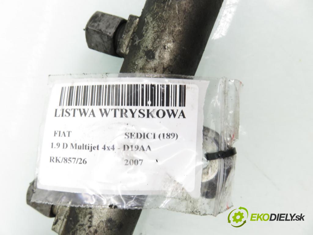 FIAT SEDICI (189_) CROSSOVER 2007 88,00 1.9 D Multijet 4x4 - D19AA 1910,00 Lišta vstrekovacia 0445214056 ; 55200266 ; 0281002507 (Vstrekovacia lišta)