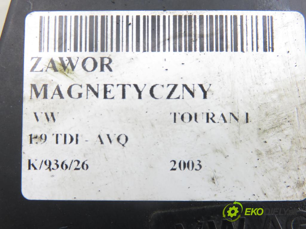 VW TOURAN (1T1, 1T2) MINIVAN 2003 74,00 1.9 TDI PD 100 - AVQ 1896,00 VENTIL magnetický 6Q0906625