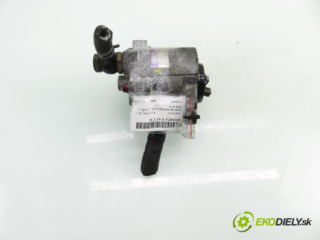 TOYOTA RAV 4 II (_A2_) SUV 2003 85,00 2.0 D-4D 4WD 116 - 1CD-FTV 1995,00 Pumpa vákuová 2930027020 ; 0810002740