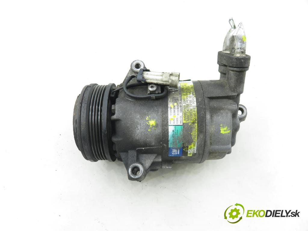 OPEL ASTRA H Kombi (A04) KOMBI 2006 77,00 1.6 - Z 16 XE1 1598,00 KOMPRESOR: klimatizace 13124750 ; 383601234 (Kompresor klimatizace)