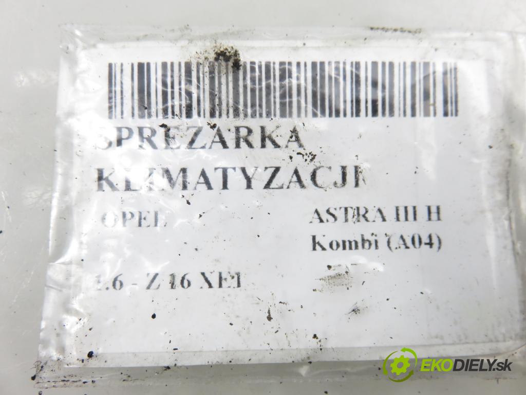 OPEL ASTRA H Kombi (A04) KOMBI 2006 77,00 1.6 - Z 16 XE1 1598,00 KOMPRESOR: klimatizace 13124750 ; 383601234 (Kompresor klimatizace)