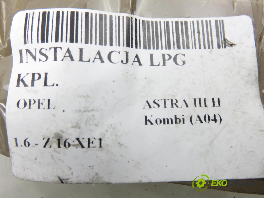 OPEL ASTRA H Kombi (A04) KOMBI 2006 77,00 1.6 - Z 16 XE1 1598,00 LPG komplentny 67R014903 ; 67R010703