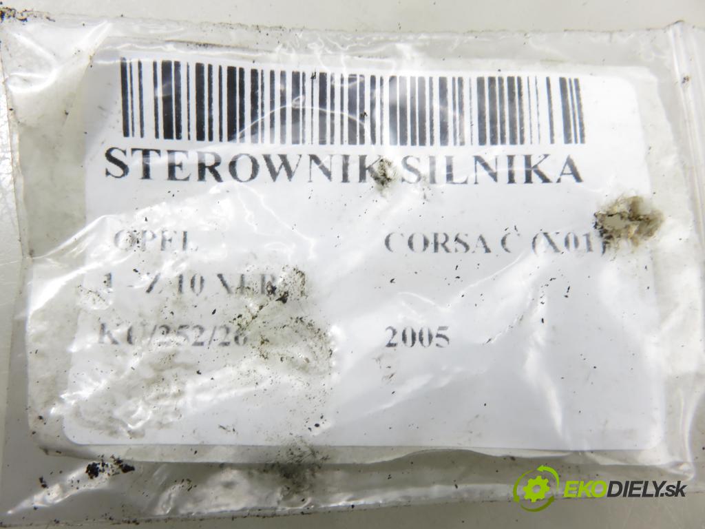 OPEL CORSA C (X01) HB 2005 44,00 1 - Z 10 XEP 998,00 Riadiaca jednotka Motor 0261208393 ; 55354327