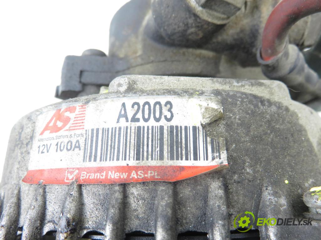 OPEL CORSA C (X01) HB 2001 48,00 1.7 DI - Y 17 DTL 1686,00 Alternátor A2003 (Alternátor)