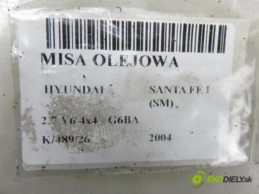 HYUNDAI SANTA FÉ I (SM) SUV 2004 127,00 2.7 V6 4x4 - G6BA 2656,00 Vaňa olejová 2152038053 (Olejová vaňa)