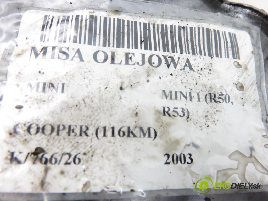 MINI MINI I (R50, R53) HB 2003 85,00 COOPER (116KM) 1598,00 Vaňa olejová 04777834AB (Olejová vaňa)