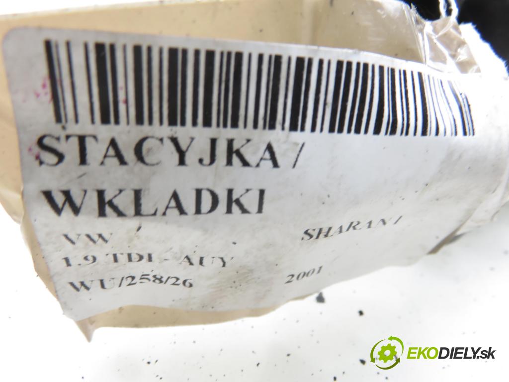 VW SHARAN (7M8, 7M9, 7M6) VAN 2001 85,00 1.9 TDI - AUY 1896,00 spinačka / zámky 4B0905851B