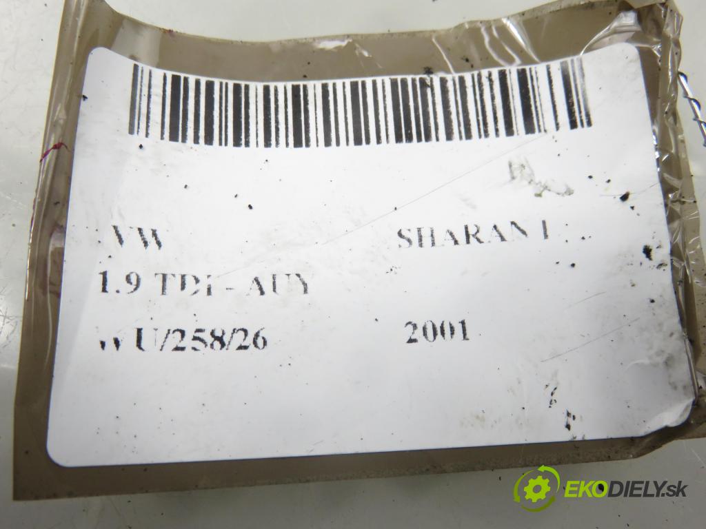 VW SHARAN (7M8, 7M9, 7M6) VAN 2001 85,00 1.9 TDI PD 115 - AUY 1896,00 PÁSKA: air BAG 1J0959654AC