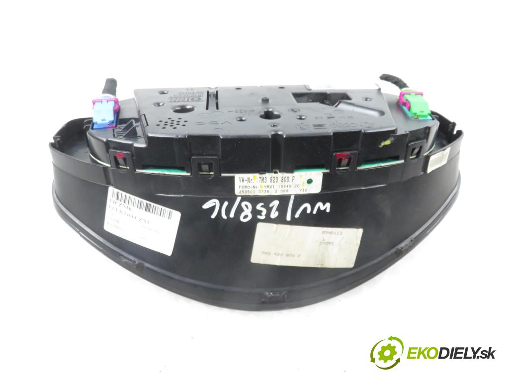 VW SHARAN (7M8, 7M9, 7M6) VAN 2001 85,00 1.9 TDI PD 115 - AUY 1896,00 Prístrojovka elektrický 7M3920800F ; YM2110849ZC