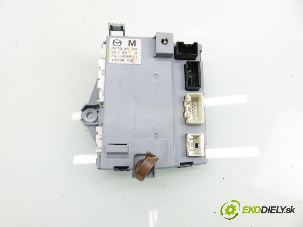 MAZDA 6 Kombi (GH) KOMBI 2009 103,00 2.0 MZR-CD - RF7J 1998,00 MODUL BCM GS1E67560H ; VP7ALF14B205EH