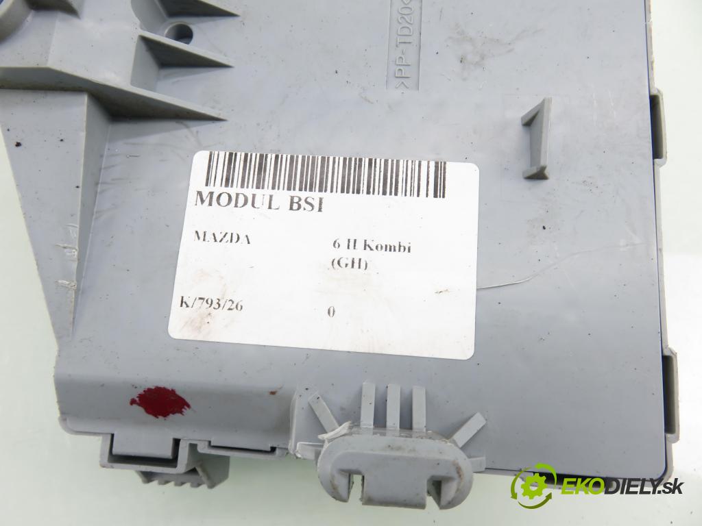 MAZDA 6 Kombi (GH) KOMBI 2009 103,00 2.0 MZR-CD - RF7J 1998,00 MODUL BCM GS1E67560H ; VP7ALF14B205EH