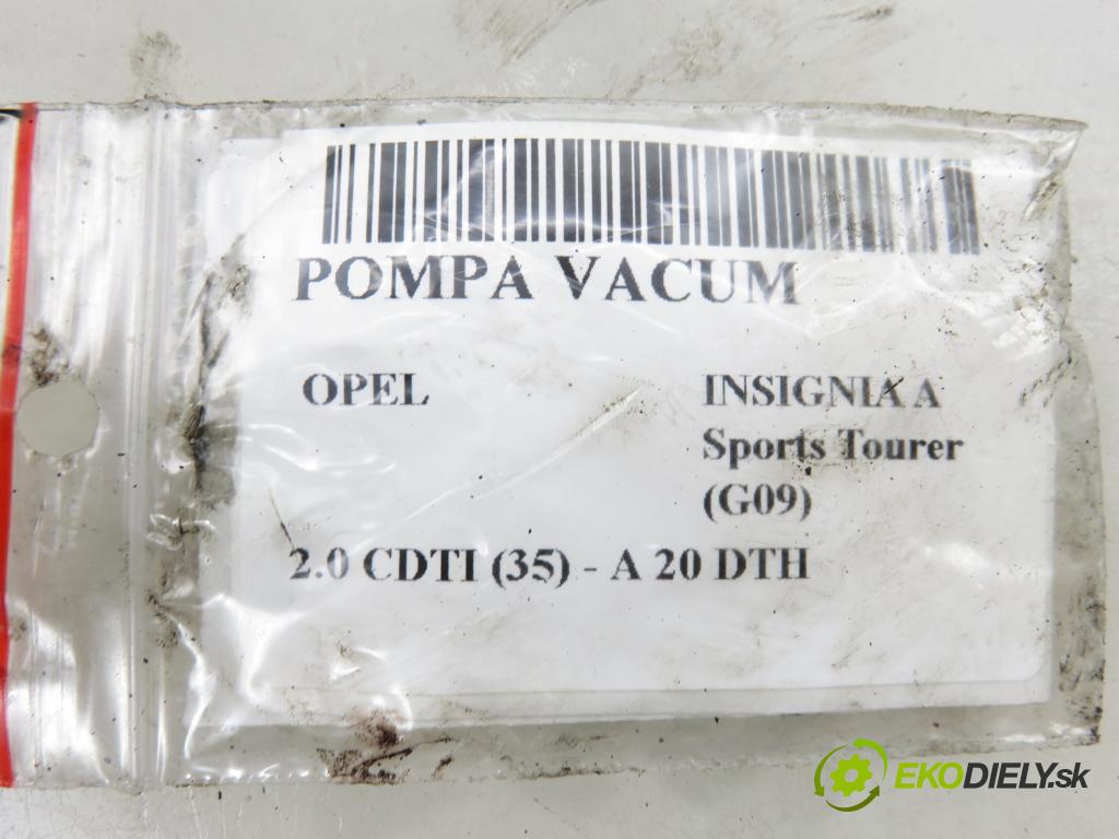 OPEL INSIGNIA A Sports Tourer (G09) KOMBI 2011 118,00 2.0 CDTI 160 - A 20 DTH 1956,00 Pumpa vákuová 55205446 ; 72902303