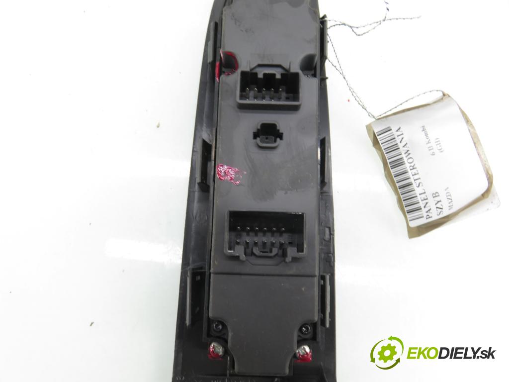 MAZDA 6 Kombi (GH) KOMBI 2009 103,00 2.0 MZR-CD - RF7J 1998,00 Panel ovládania okien GS1E66350A ; 03124410L