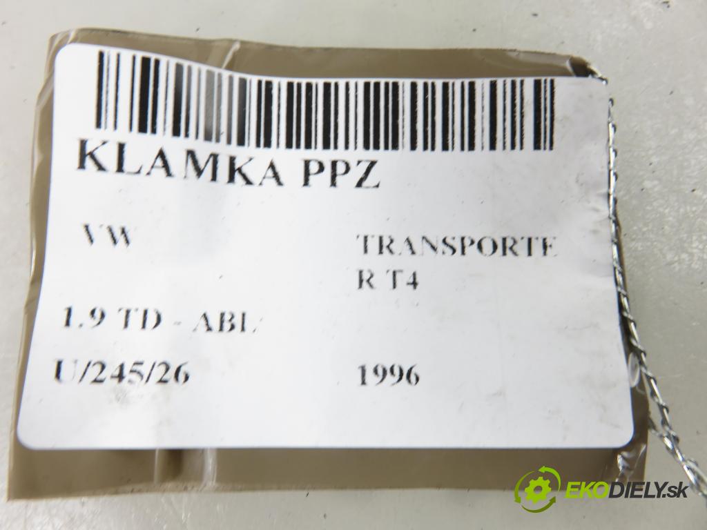 VW TRANSPORTER IV Autobus (70XB, 70XC, 7DB, 7DW, 7DK) BUS 1996 50,00 1.9 TD - ABL 1896,00 Kľučka 701837210