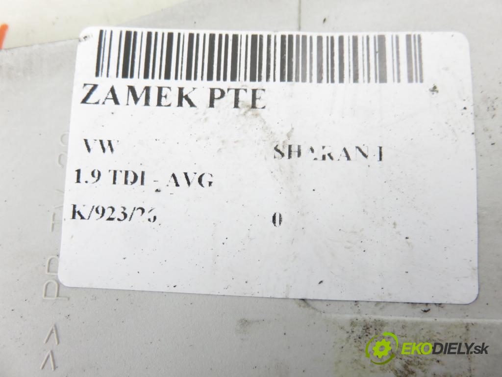 VW SHARAN (7M8, 7M9, 7M6) VAN 2000 81,00 1.9 TDI - AVG 1896,00 zámok PTE 93BG220A20DD