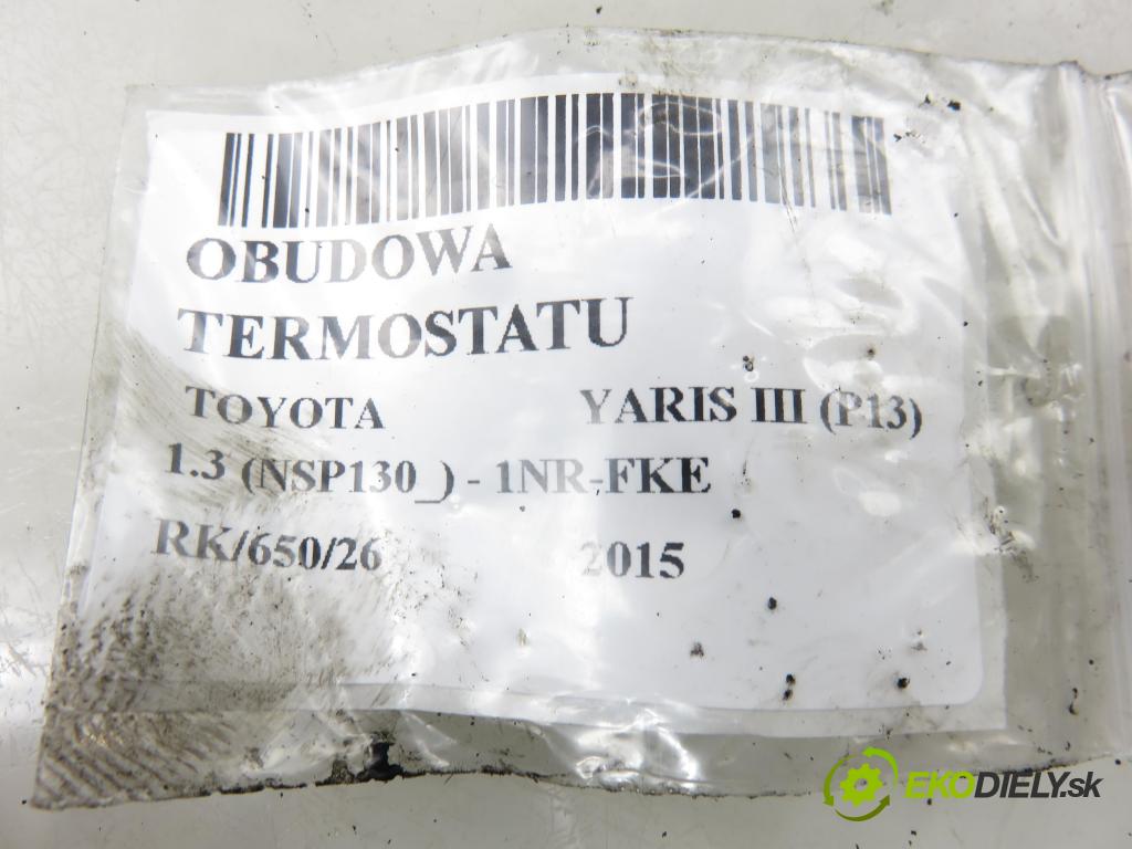 TOYOTA YARIS (_P13_) HB 2015 73,00 1.3 (NSP130_) - 1NR-FKE 1329,00 Obal termostatu  (Obal (príruba) termostatu)