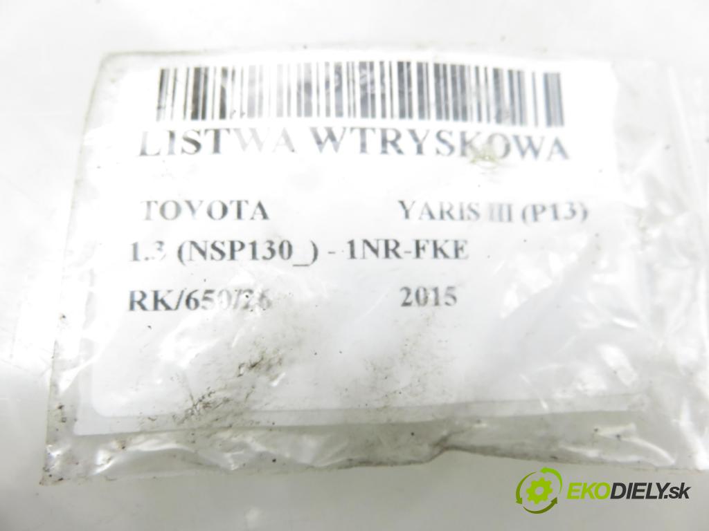 TOYOTA YARIS (_P13_) HB 2015 73,00 1.3 (NSP130_) - 1NR-FKE 1329,00 Lišta vstrekovacia 0280158213 ; 2320947010 (Vstrekovacia lišta)