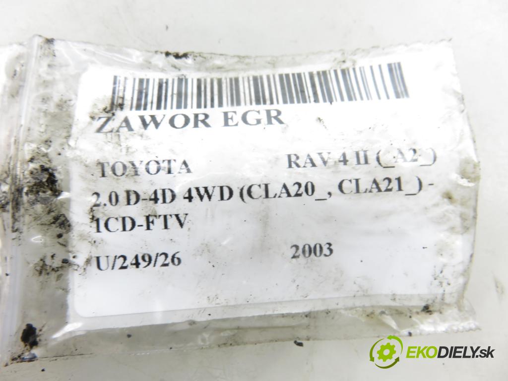 TOYOTA RAV 4 II (_A2_) SUV 2003 85,00 2.0 D-4D 4WD 116 - 1CD-FTV 1995,00 VENTIL EGR 1350008090 ; DEG0105