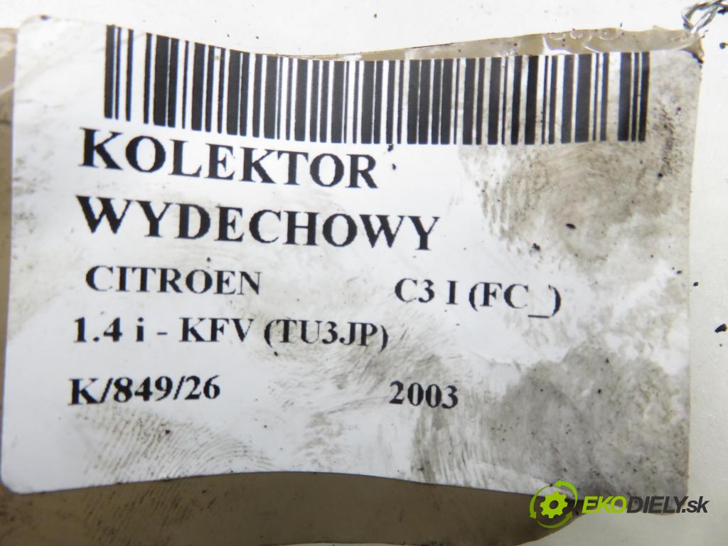 CITROEN C3 I (FC_) HB 2003 54,00 1.4 i - KFV (TU3JP) 1360,00 Potrubie VYČERPAT: 9636962310 (Výfukové potrubie)