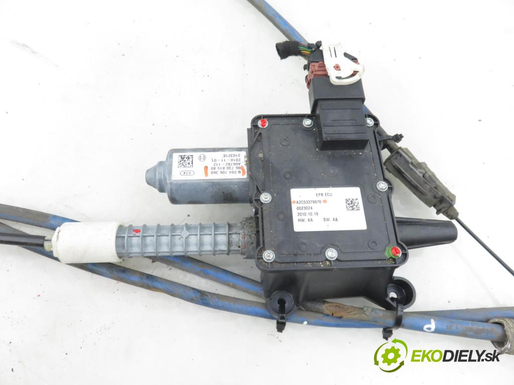 PEUGEOT 5008 (0U_, 0E_) VAN 2010 82,00 1.6 HDi - 9HR (DV6C) 1560,00 BRZDA: ručny elektrický A2C53379976 ; 0204706360 ; 9673081580