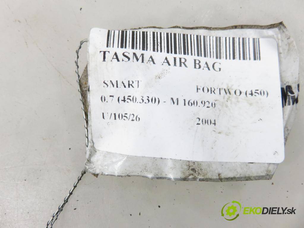 SMART FORTWO Coupe (450) HB 2004 37,00 0.7 (450.330) - M 160.920 698,00 PÁSKA: air BAG 0001240V016