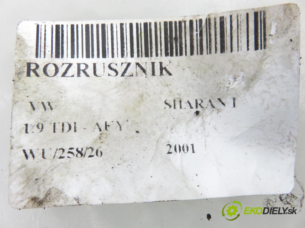 VW SHARAN (7M8, 7M9, 7M6) VAN 2001 85,00 1.9 TDI PD 115 - AUY 1896,00 Štartér  (Štartér)