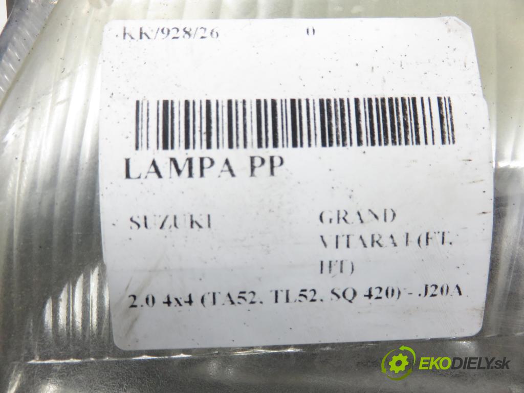 SUZUKI GRAND VITARA I (FT, HT) SUV 2003 94,00 2.0 4x4 (TA52, TL52, SQ 420) - J20A 1995,00 Svetlo PP 10032078
