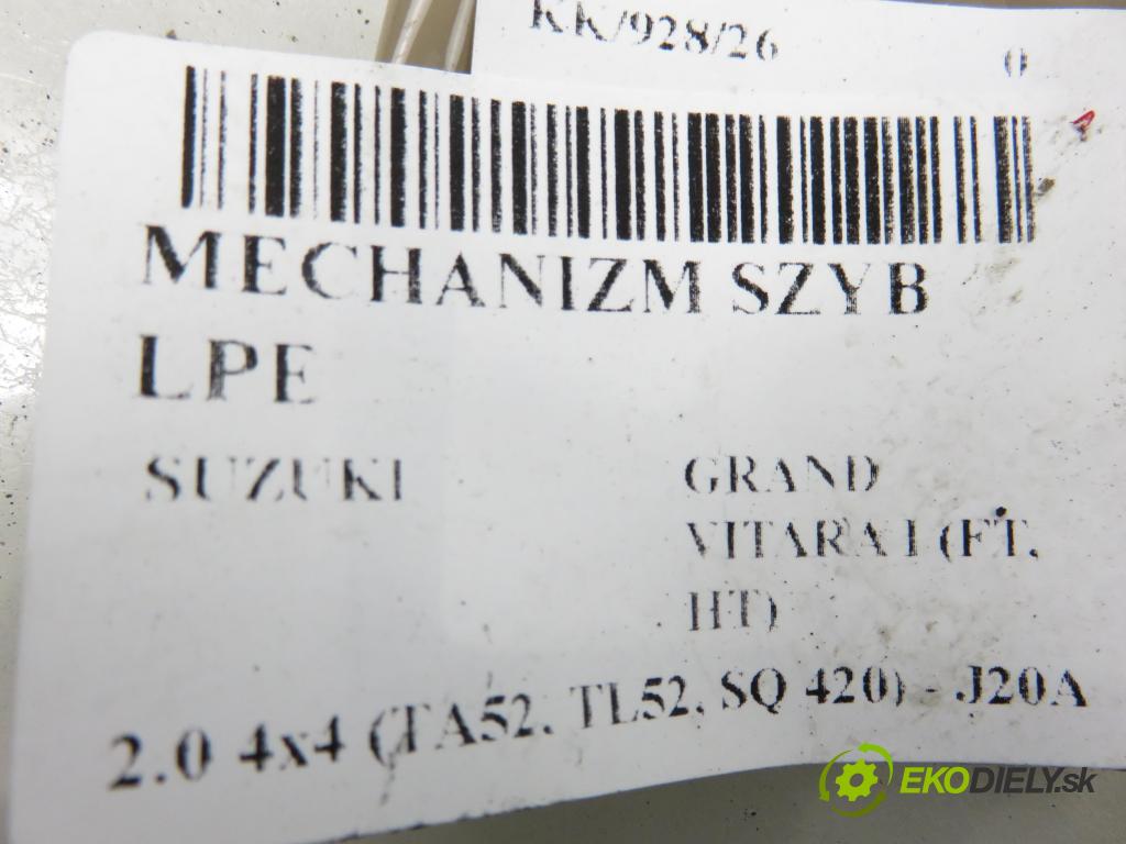 SUZUKI GRAND VITARA I (FT, HT) SUV 2003 94,00 2.0 4x4 128 - J20A 1995,00 mechanismus oken 8346065D00 ; 0621008921