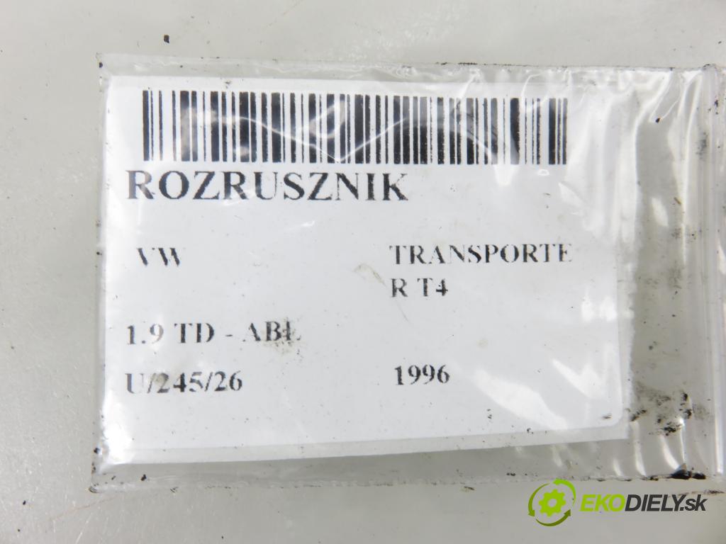 VW TRANSPORTER IV Autobus (70XB, 70XC, 7DB, 7DW, 7DK) BUS 1996 50,00 1.9 TD - ABL 1896,00 startér 02B911023C ; 0001110061 (Startér)