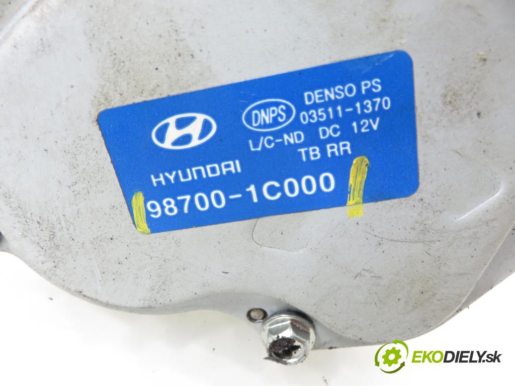 HYUNDAI GETZ (TB) HB 2003 46,00 1.1 - G4HD 1086,00 Motorček stierače zadné 987001C000