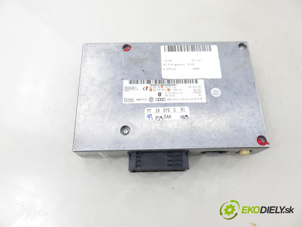 AUDI Q7 (4L) SUV 2008 257,00 4.2 FSI 350 quattro - BAR 4163,00 MODUL BLUETOOTH 4E0910336G ; 4E0862335