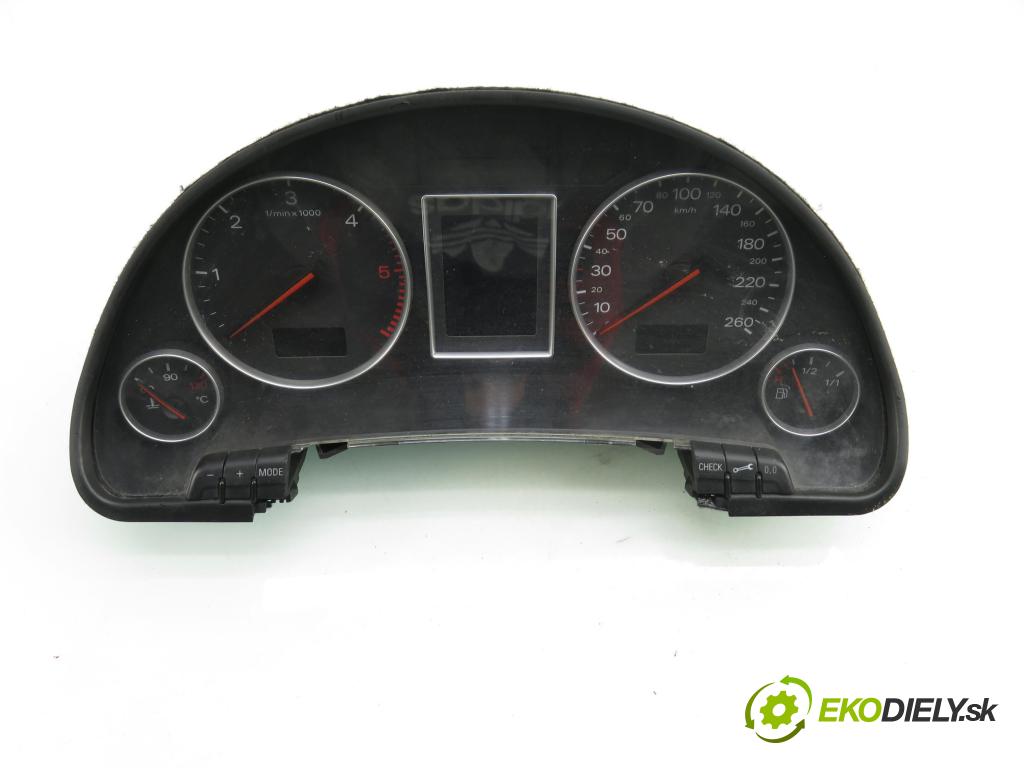 AUDI A4 (8E2, B6) SEDAN 2002 132,00 2.5 TDI quattro - AKE 2496,00 prístrojovka elektrický 8E0920900K ; 0263626035