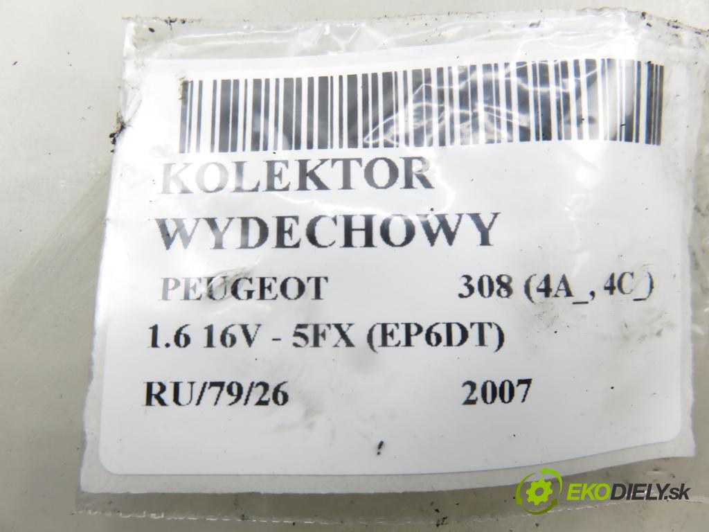 PEUGEOT 308 (4A_, 4C_) HB 2007 110,00 1.6 THP 150 - 5FX (EP6DT) 1598,00 potrubí VYČERPAT: V755649480 (Výfukové potrubí)