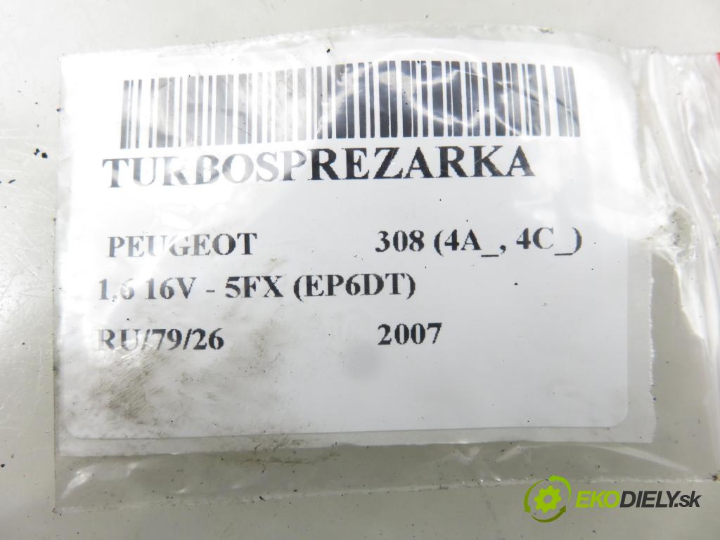 PEUGEOT 308 (4A_, 4C_) HB 2007 110,00 1.6 16V - 5FX (EP6DT) 1598,00 Turbodúchadlo V756494480 (Turbodúchadlo (kompletné))