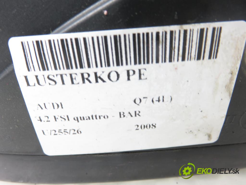 AUDI Q7 (4L) SUV 2008 257,00 4.2 FSI quattro - BAR 4163,00 Spätné zrkadlo