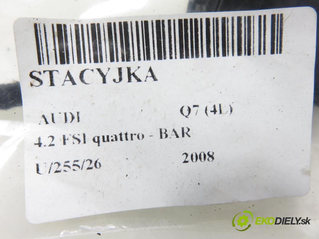 AUDI Q7 (4L) SUV 2008 257,00 4.2 FSI quattro - BAR 4163,00 spinačka 4F0910131E ; 4F0909131E (Spínacia skrinka)