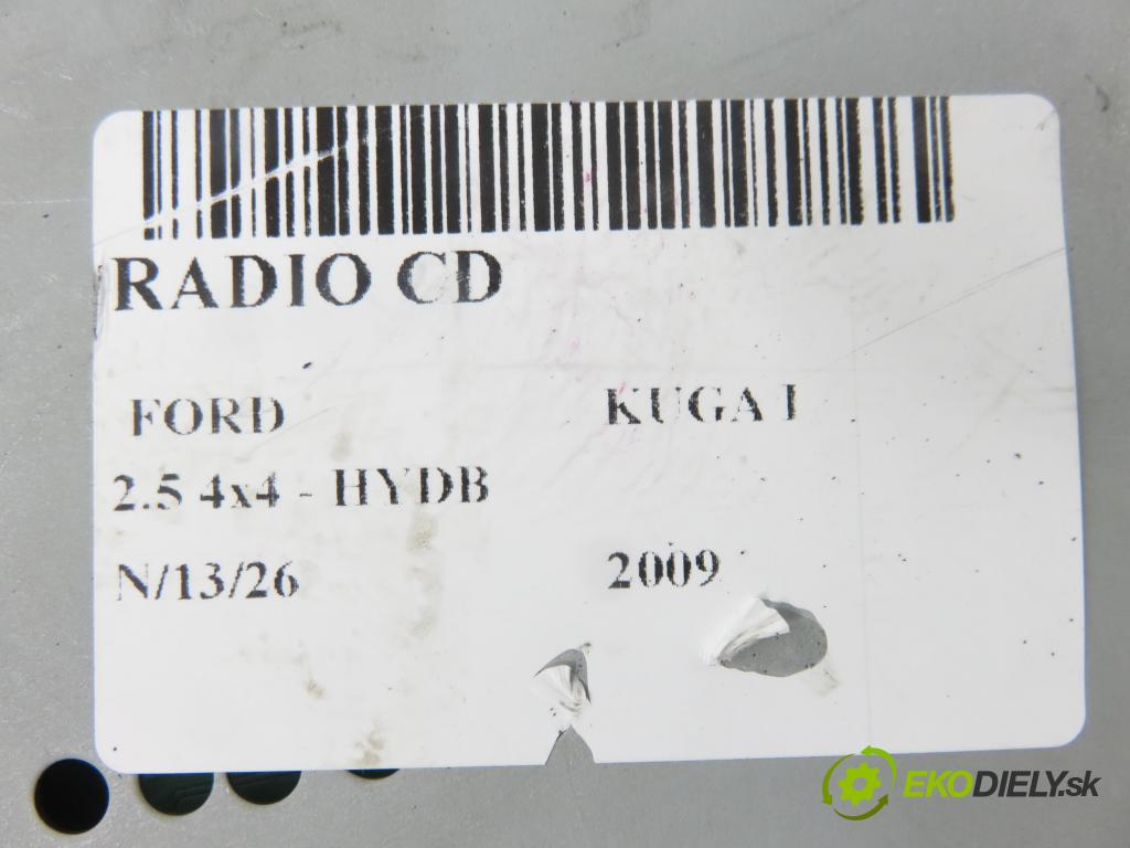 FORD KUGA I SUV 2009 147,00 2.5 4x4 - HYDB 2522,00 RADIO CD 8V4T18C815AC
