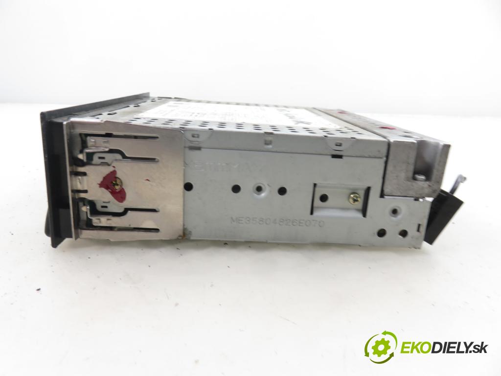 MITSUBISHI PAJERO PININ (H6_W, H7_W) TERENOWY 2005 84,00 1.8 (H76W, H66W) - 4G93 (SOHC 16V) 1834,00 RADIO CD MZ312720