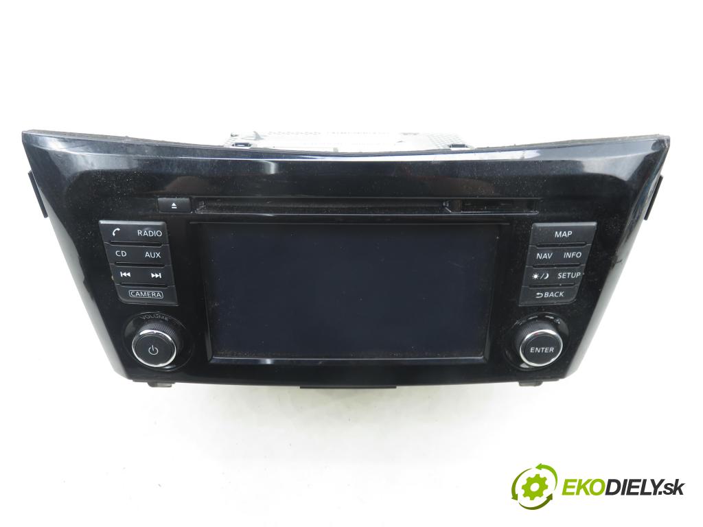 NISSAN QASHQAI II (J11, J11_) CROSSOVER 2015 85,00 1.2 DIG-T - HR12DDT 1197,00 RADIO CD 7513750220 ; 259154ET1A