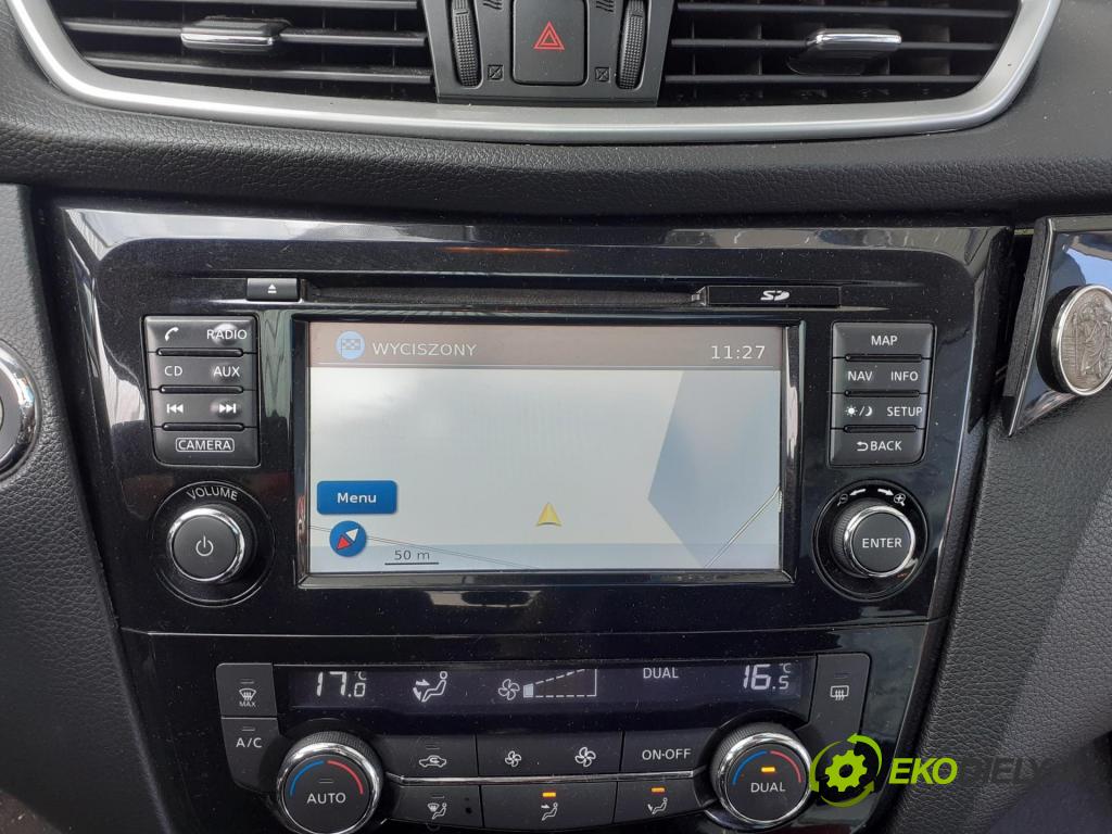 NISSAN QASHQAI II (J11, J11_) CROSSOVER 2015 85,00 1.2 DIG-T - HR12DDT 1197,00 RADIO CD 7513750220 ; 259154ET1A