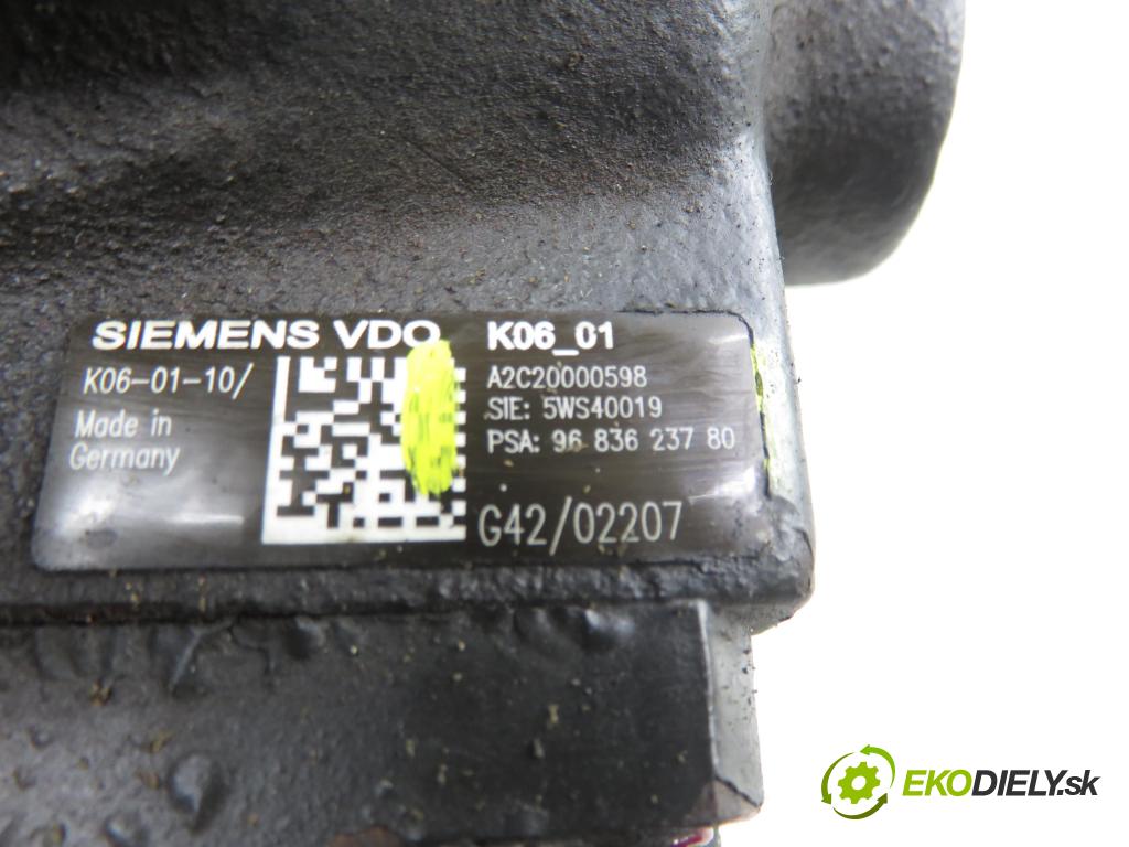 CITROEN C8 (EA_, EB_) MINIVAN 2007 100,00 2.0 HDi 135 - RHR (DW10BTED4) 1997,00 Pumpa vysokého tlaku 9683623780 ; 5WS40019 ; A2C20000598