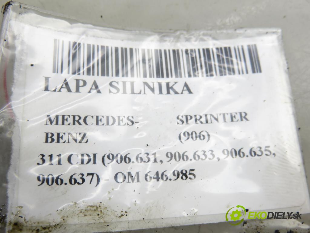 MERCEDES-BENZ SPRINTER 3,5-t Skrzynia (906) FURGON 2007 80,00 311 CDI (906.631, 906.633, 906.635, 906.637) - OM 2148,00 Uchytenie Motor 6462230404