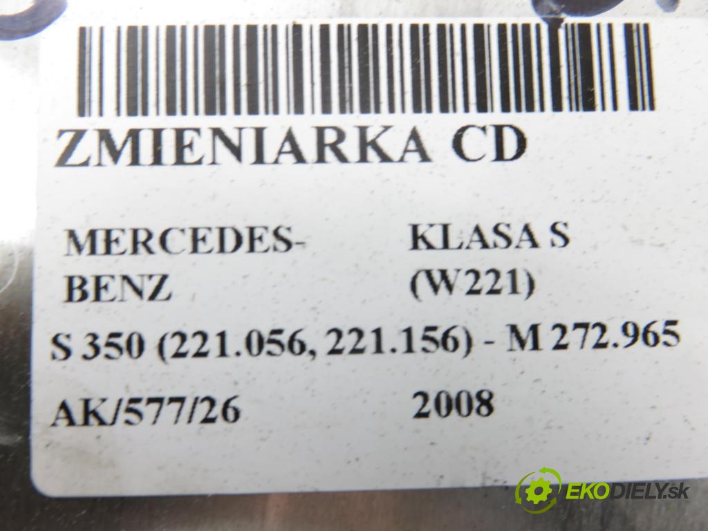 MERCEDES-BENZ KLASA S (W221) SEDAN 2008 200,00 S 350 (221.056, 221.156) - M 272.965 3498,00 Menič CD 2218707993 ; 2218700491
