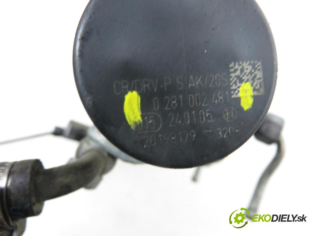 BMW 3 (E90) SEDAN 2005 120,00 320 d - M47 D20 (204D4) 1995,00 lišta vstřikovací 0281002481 ; 7787164 ; 0445214030 (Vstřikovací lišta)