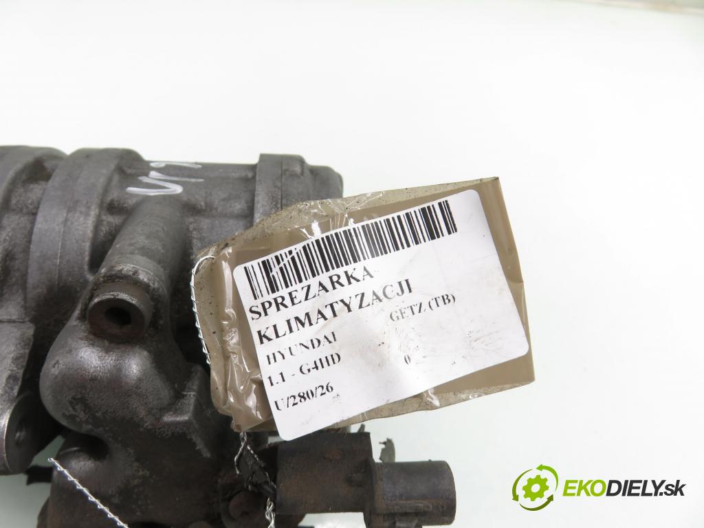 HYUNDAI GETZ (TB) HB 2003 46,00 1.1 - G4HD 1086,00 KOMPRESOR: klimatizácie  (Kompresor klimatizácie)