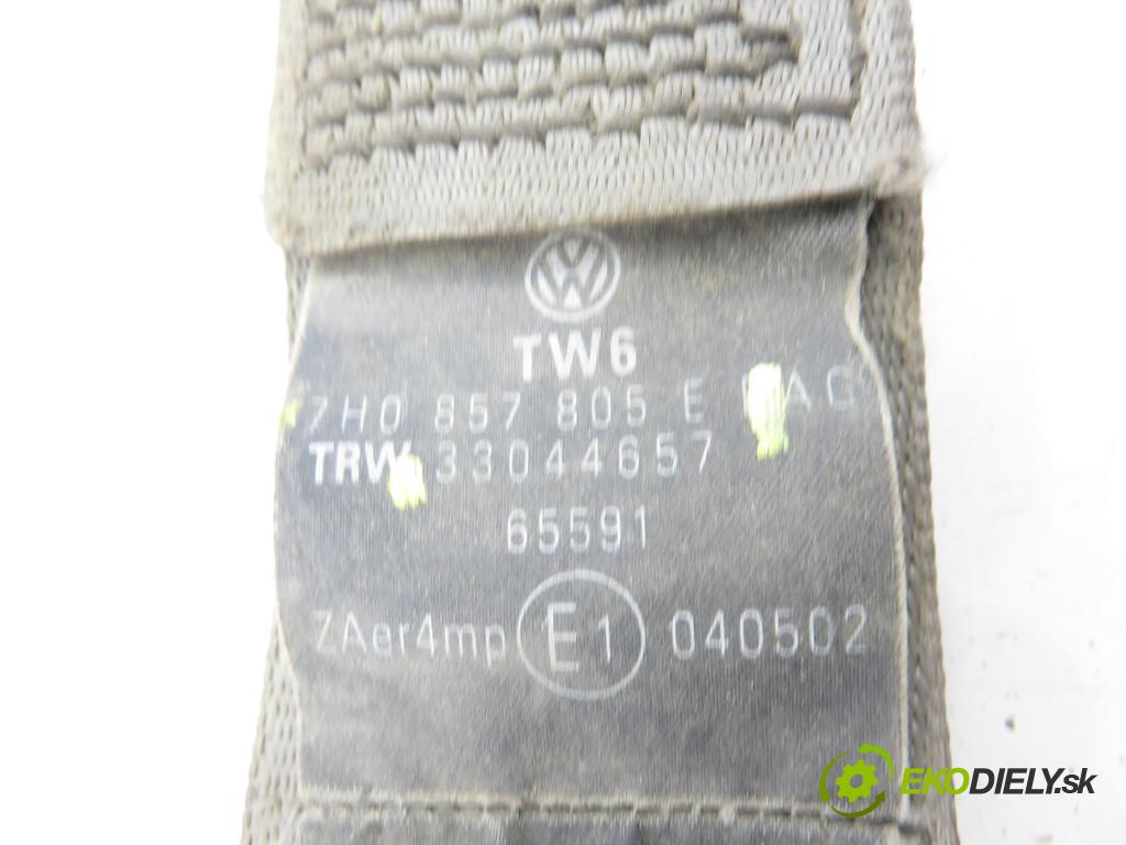 VW TRANSPORTER V Autobus (7HB, 7HJ, 7EB, 7EJ, 7EF, 7EG, 7HF, 7E BUS 2003 77,00 1.9 TDI - AXB 1896,00 Držiak bezpečnostný LP 7H0857805E ; 33044657