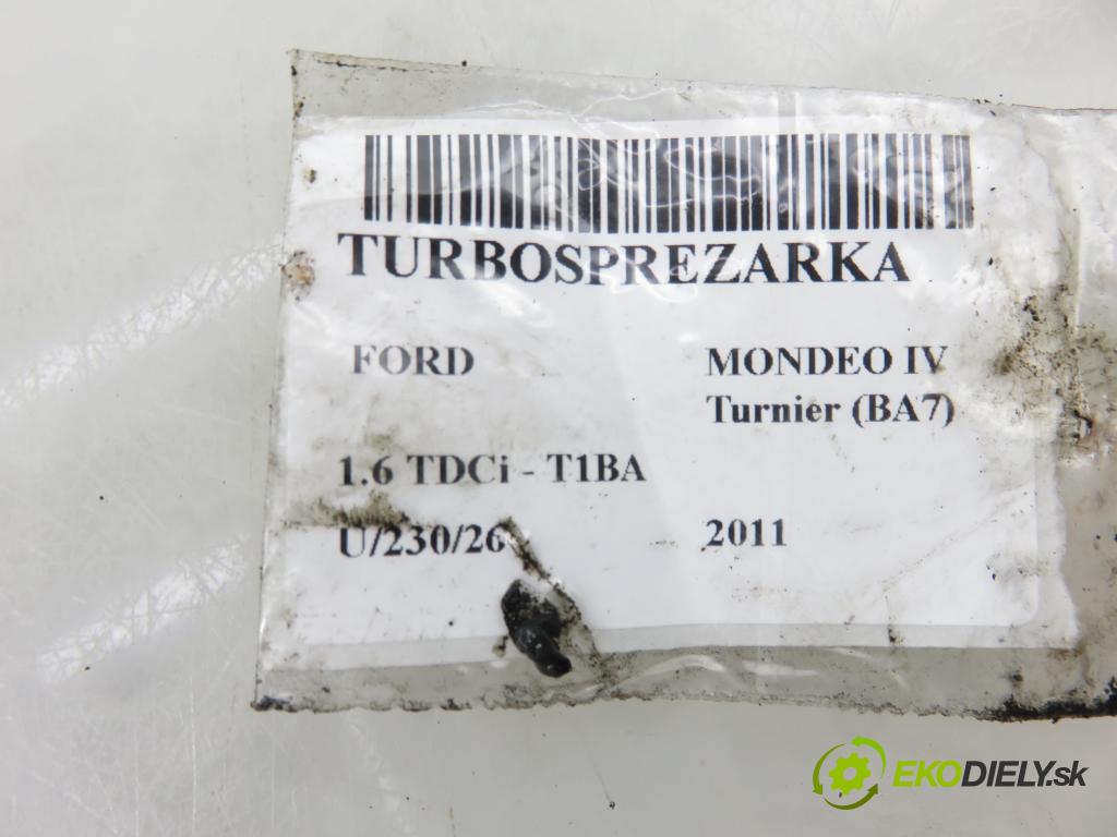 FORD MONDEO IV Turnier (BA7) KOMBI 2011 85,00 1.6 TDCi - T1BA 1560,00 RYCHLONABÍJEČKA: 9686120680 (Kompletní turbodmychadlo)